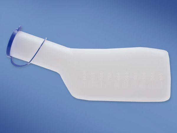 Urinflasche für Männer, 1000ml, eckig, unsteril