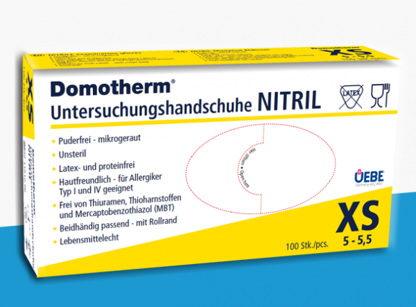 Domotherm® Nitril-Handschuhe, Gr. XS, 5-5,5