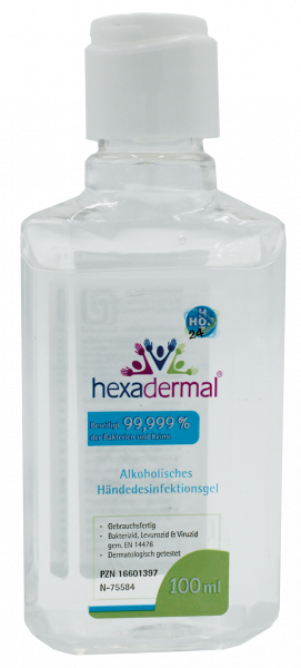 Hexadermal®100 ml alkohol. Händedesinfektionsgel