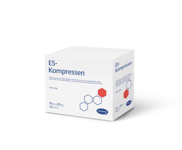 ES-Kompressen unsteril 10x20 cm 12 fach