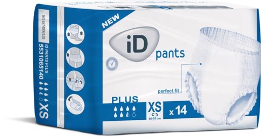 ID Pants Plus, Windelhosen, Gr. XS, 50-70cm