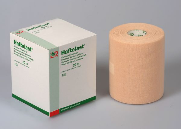 Haftelast® kohäsive Fixierbinde, 8cm x 20m, creme