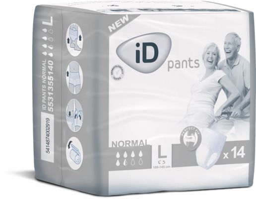ID Pants Normal, Windelhosen, Gr. L, 100-145cm
