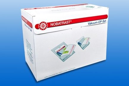 NOBATRAST Bauchtuch 45x45 cm 4fach weiß