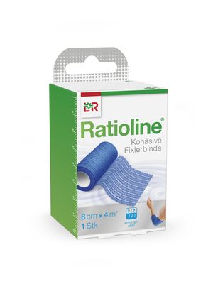 Ratioline® selbsthaftende Fixierbinde, 8cm x 4m