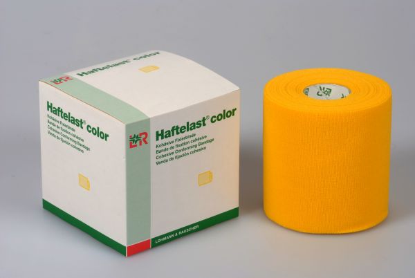 Haftelast® kohäsive Fixierbinde, 6cm x 20m, gelb