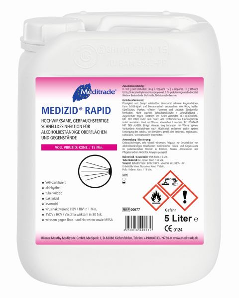 MEDIZID Rapid Flächendesinfektion