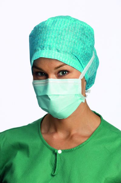 Mölnlycke® OP-Maske, Bindebänder, blau