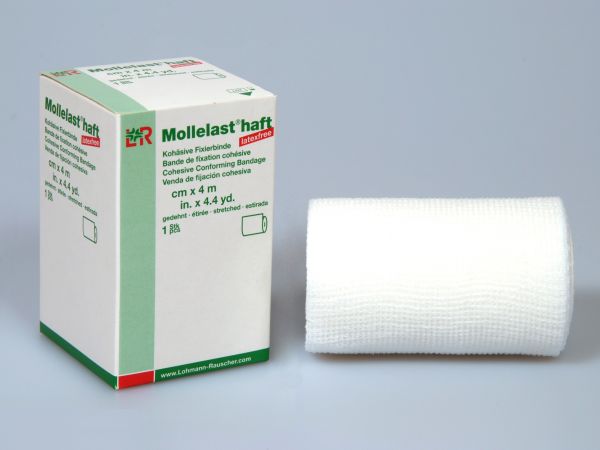 Mollelast® Haft, kohäsive Fixierbinde, 4m x 12cm