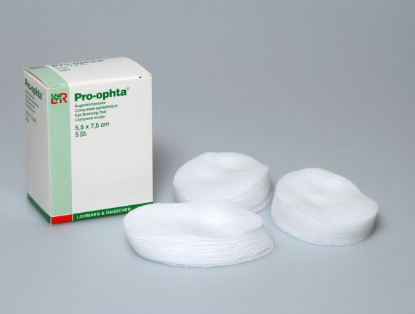 Pro-ophta® Augenkompresse, 5,5 x 7,5cm, steril