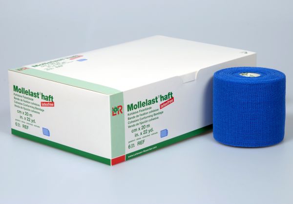 Mollelast® Haft, kohäsive Fixierbinde, 10cm x 20m