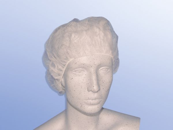 HAUBE Bouffant weiss