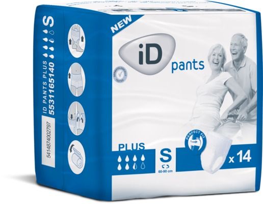 ID Pants Plus, Windelhosen, Gr. S, 60-90cm