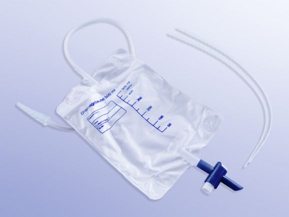 PASSIV-Drainage-Beutel 500 ml Ch 6-18