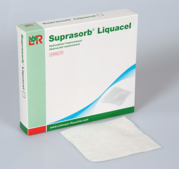 Suprasorb® Liquacel*, Faserverband, 15 x 15cm