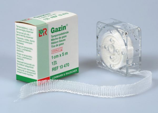 Gazin® Tamponadebinden, steril, 1cm x 5m