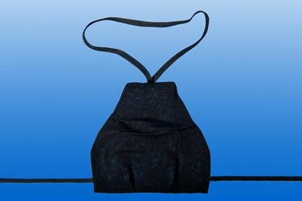 OHRENBINDE mittel schwarz