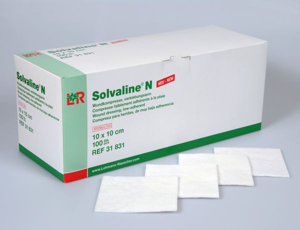 Egomania afbetalen Blind vertrouwen Solvaline® N, Wundkompresse, 10 x 10cm, steril einzeln eingesiegelt | HOZ 24