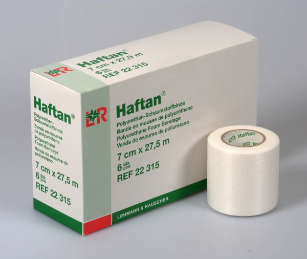 Haftan® Schaumstoffbinde, 7cm x 27,5m, 0,8mm