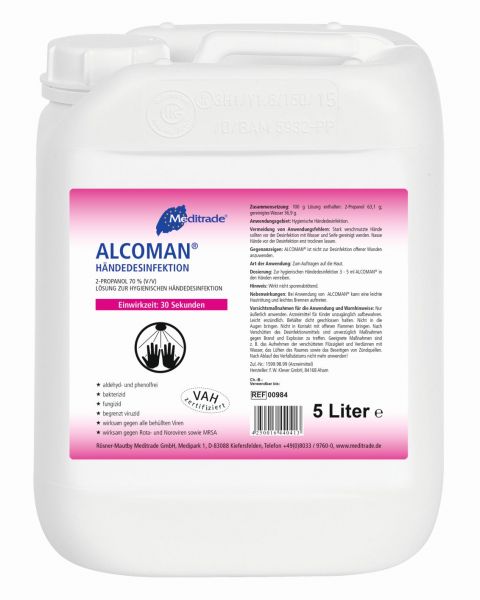 Alcoman® Händedesinfektion, 5l