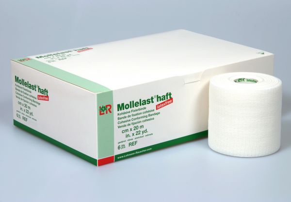 Mollelast® Haft, kohäsive Fixierbinde, 6cm x 20m
