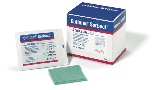 Cutimed® Sorbact® Wundverband, 7 x 9 cm
