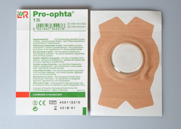 Pro-ophta® Augenverband S, 11,4 x 7,8cm, Ø 5,1cm