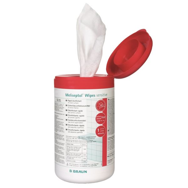 Meliseptol® Wipes sensitive, Spenderbox, 60 T.