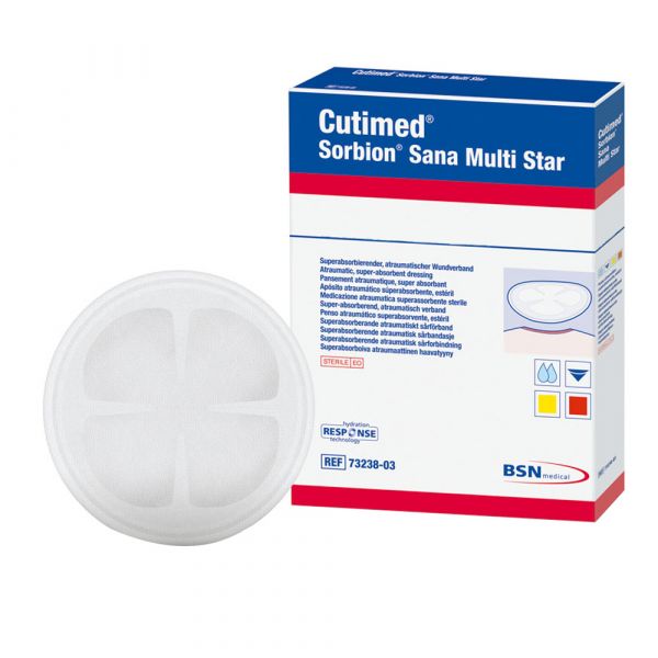 Cutimed® Sorbion® Sana Multistar, Ø 11cm