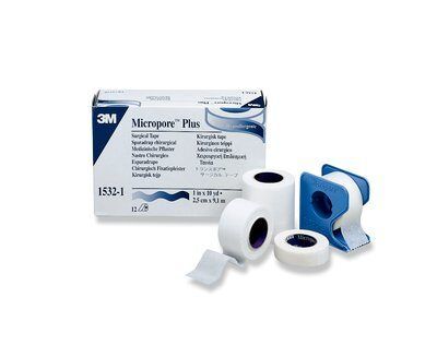 3M TM Micropore TM, Vliespflaster, 9,10m x 2,5cm