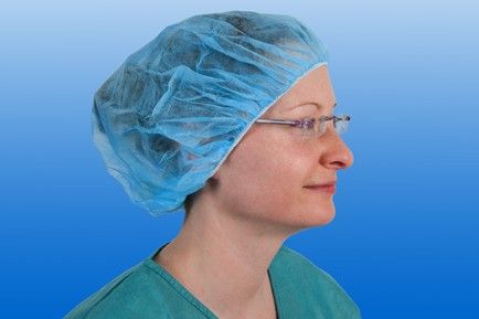 HAUBE Barettform blau
