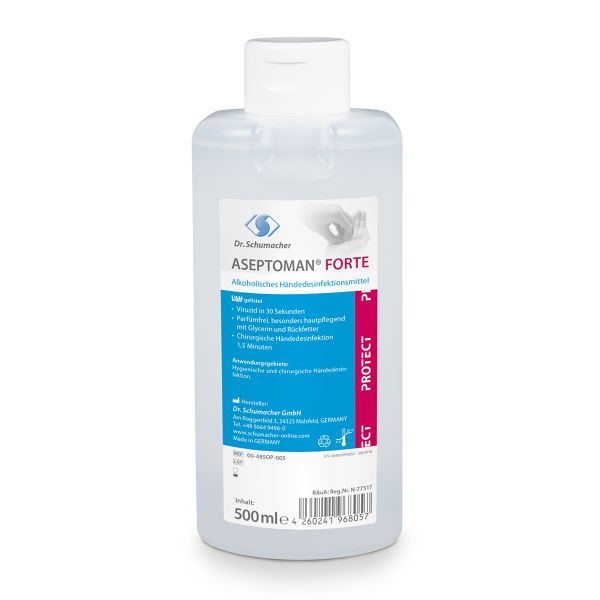 Aseptoman® Forte, alk. Händedesinfektion, 500ml