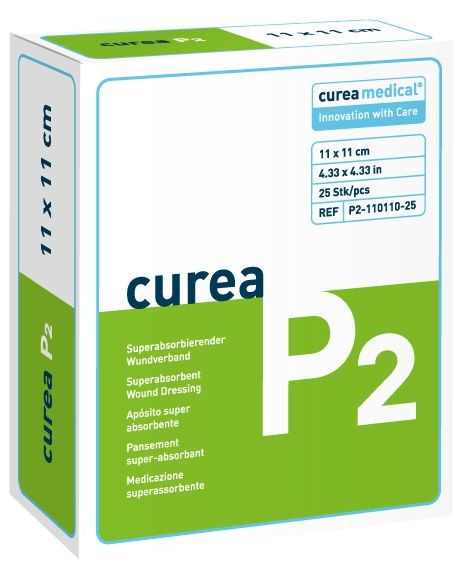 Curea P2 Superabs. Wundverband 11x11cm