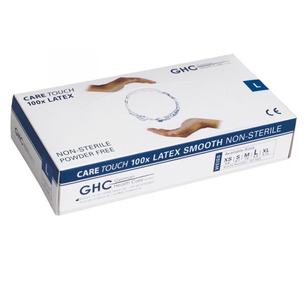 CARETOUCH Latex Handschuhe Gr. XS