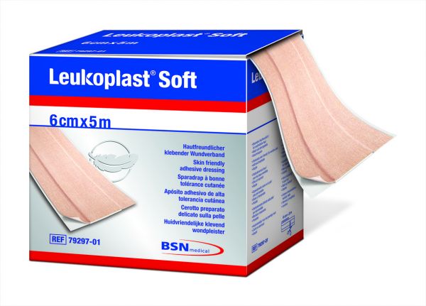 Leukoplast® Soft, Wundschnellverband, 6cm x 5m