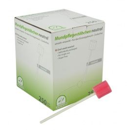 Medi-Inn® Mundpflegestäbchen, Mint Pink
