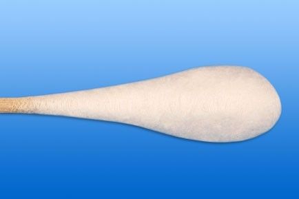 Wattestäbchen 15 cm unsteril, großer Kopf, Plastik