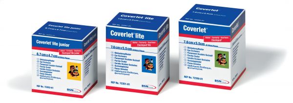 COVERLET lite junior Augenokkluionsfpl.67x47mm