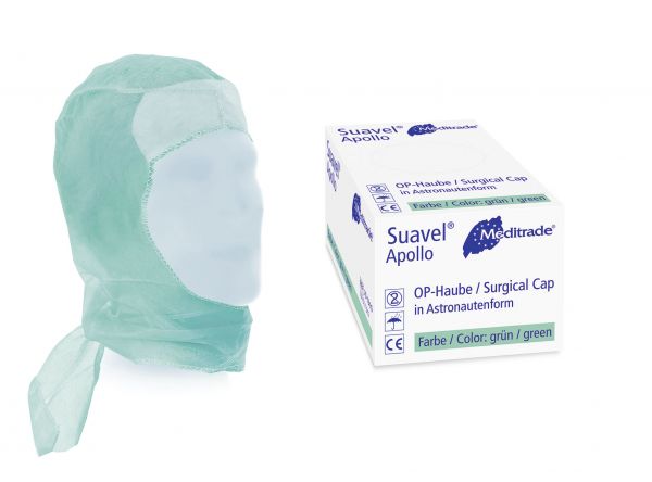 Suavel® Apollo, OP-Haube in Astronautenform, grün