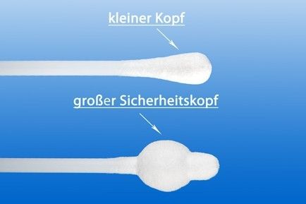 WATTESTÄBCHEN zweiseitiger Wattekopf