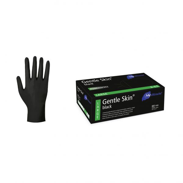 Gentle Skin® Black, Handschuhe, Gr. L, unsteril