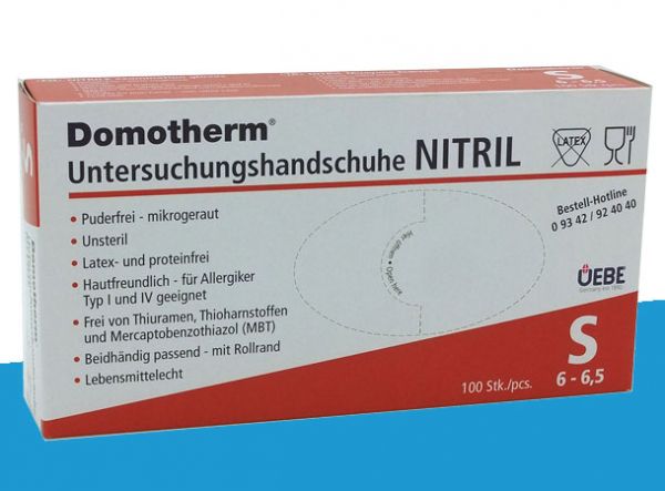 Domotherm® Nitril-Handschuhe, Gr, S, 5-5,5