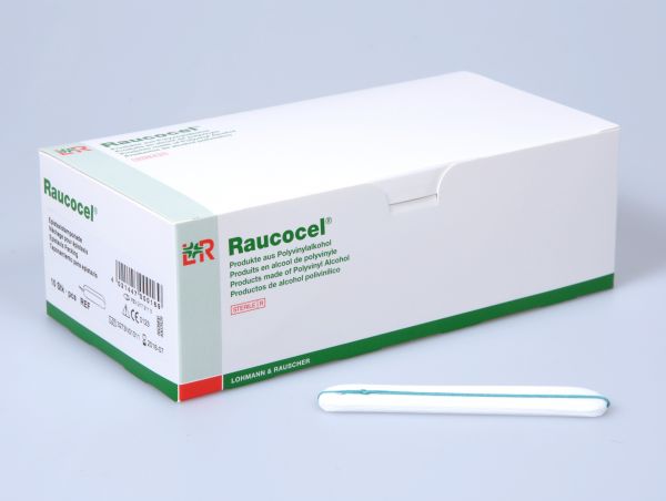 Raucocel® Epistaxistamponaden, 55mm, 3,8 x 12mm
