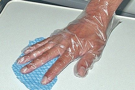 NOBAFOL Folienhandschuhe Gr.M