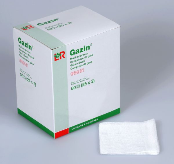 Gazin® Mullkompressen, 10x10cm, 8fach, steril