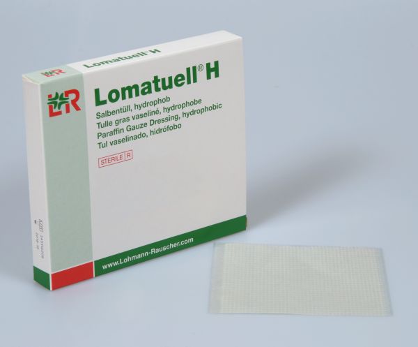 Lomatuell® H, Salbentüll, 10 x 30cm, steril