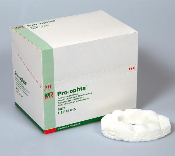 Pro-ophta® Augenlochkompresse, 10 x 7cm, unsteril
