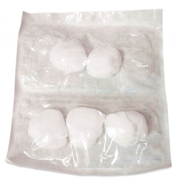 HOZ Stermutu, sterile Mulltupfer, Gr. 15, 20x20cm