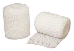 HOZ Mull Krepp, elast. Mullbinde, 4m x 8cm