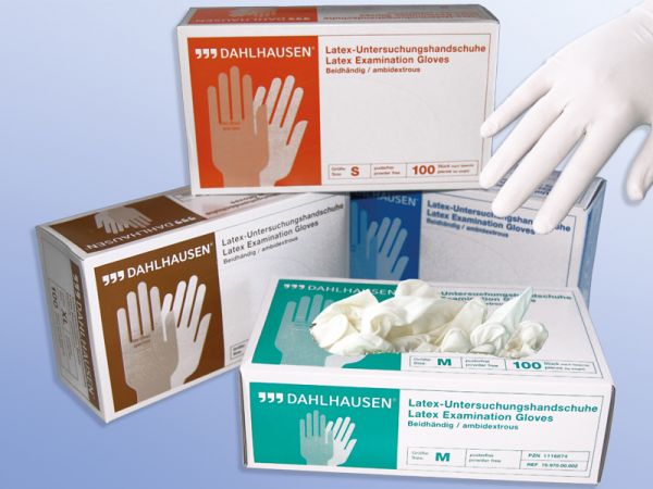 Handschuhe Latex ungepudert Gr. L